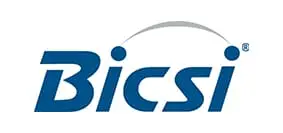 BICSI logo with blue and white color scheme, representing membership affiliation on JSC Systems website.